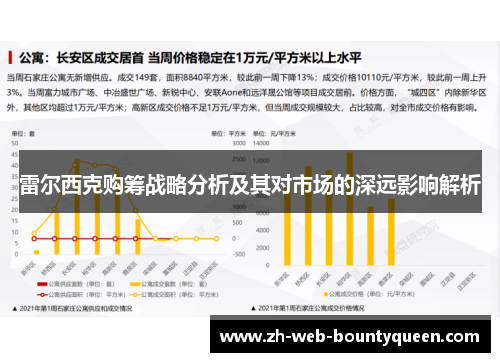雷尔西克购筹战略分析及其对市场的深远影响解析
