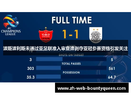 波斯波利斯未通过亚足联准入审查遭剥夺亚冠参赛资格引发关注 波斯波利斯未通过亚足联准入审查遭剥夺亚冠参赛资格引发关注